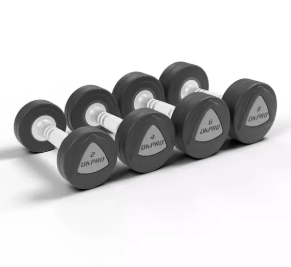 Набор полиуретановых гантелей от 32 до 40 кг (шаг 2 кг) OKPRO