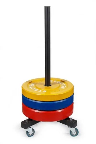 Передвижная стойка для дисков штанги