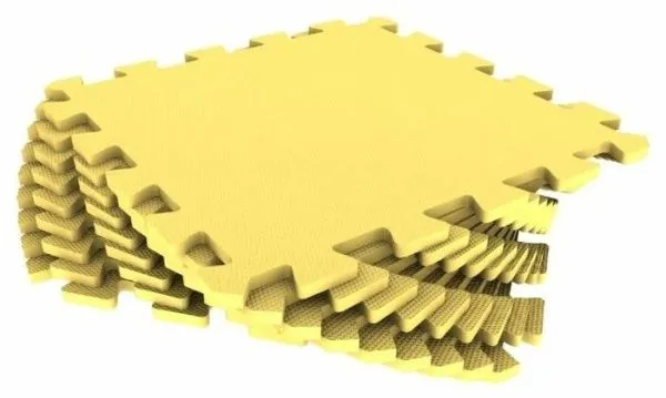 Мягкий пол разноцветный 33*33(см) 1(м2) 33МП (желтый)