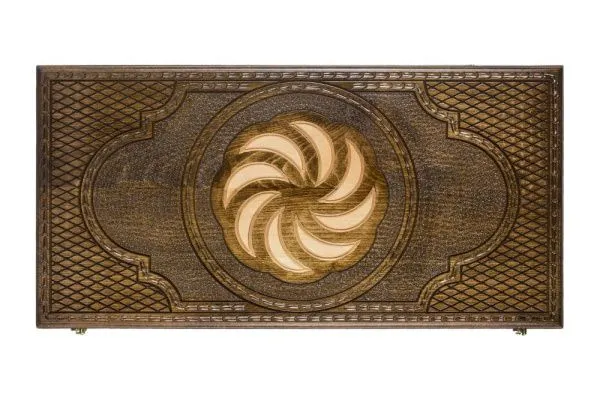 Нарды резные "Бесконечность 4" 60, Haleyan