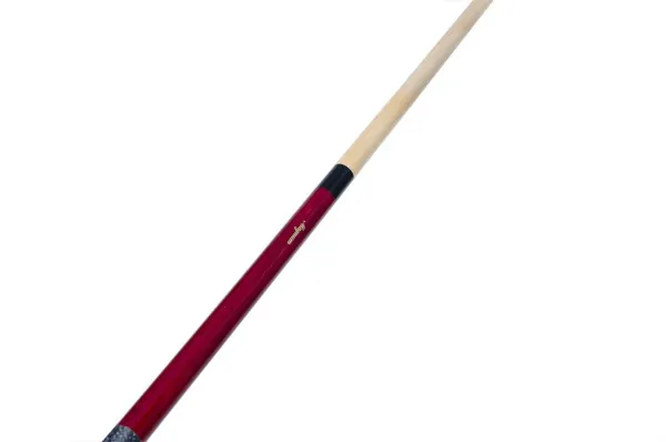 Двухсоставной бильярдный кий для русской пирамиды Classic "Magnum" (красный)