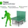 Теннисный стол UNIX Line Indoor 16 mm MDF (Green)