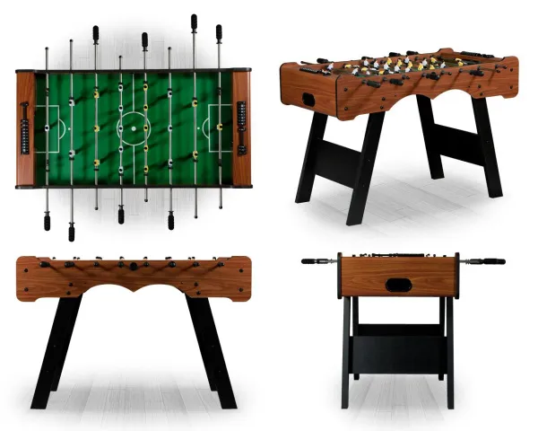 Настольный футбол кикер Stuttgart коричневый