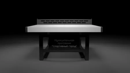 Антивандальный теннисный стол CREARUS VEGA (Черный)