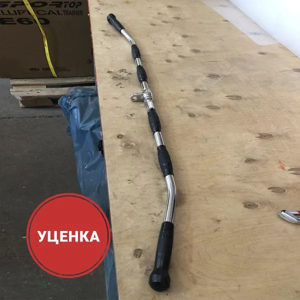 Рукоять вращающаяся для верхнего блока прямая с обрезиненными ручками 48" Protrain RJ1435 (122 см)