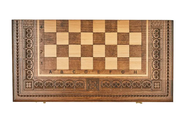 Шахматы + нарды резные "Наира" 50, Mkhitaryan