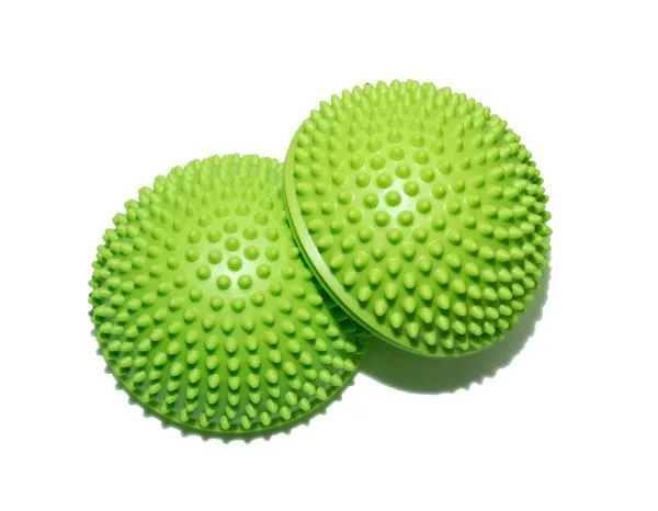 Полусфера массажно-балансировочная (набор 2 шт) зеленый