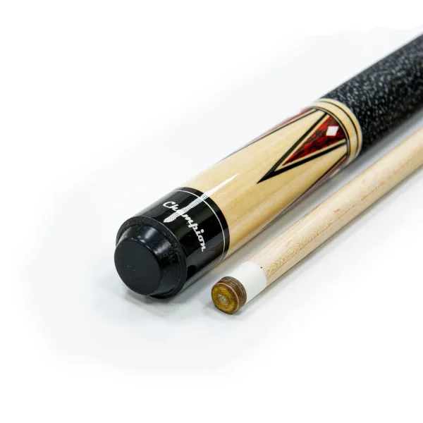 Кий / пул 2-pc "Classic Champion A-6" (черно-натуральный) с оплеткой ирландский лен