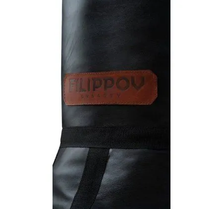 Спарринг-партнер FILIPPOV из натуральной кожи (Черный) - 163см/85кг