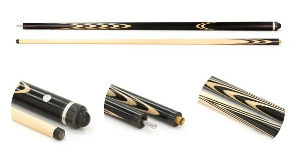 Кий / пирамида 2-pc "Классика" (черный граб, граб) 13 запилов