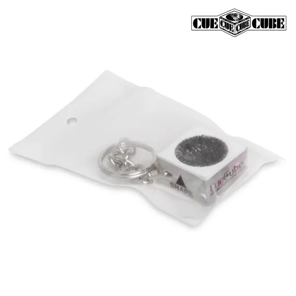 Брелок-инструмент для обработки наклейки Cue Cube белый