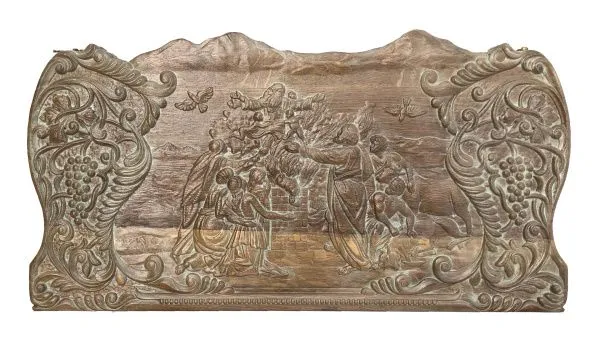 Нарды резные "Ноев Ковчег" патина, Ustyan