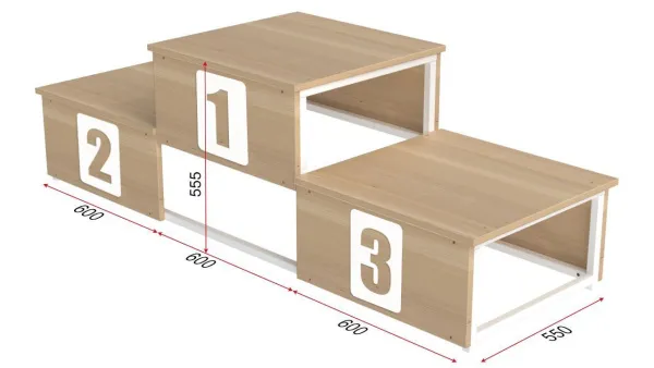 Пьедестал для награждения "Горка"