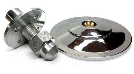 Опора регулируемая / пирамида хром D14 см