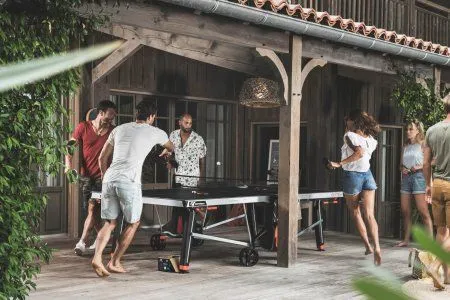 Теннисный стол CORNILLEAU 600X Performance Outdoor (черный)