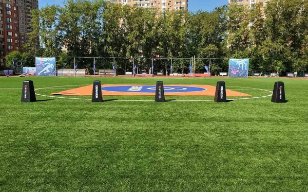 Конус-стойка Старт-Финиш для соревнований (4-х сторонний )