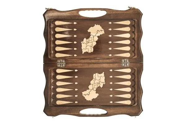 Шахматы + Нарды резные Арарат 2 50, Haleyan фото Шахматы + Нарды резные Арарат 2 50, Haleyan