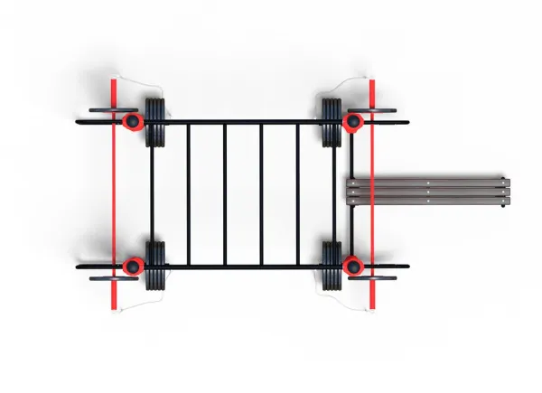 Уличный комплекс для воркаута WORKOUT-FIT - 05