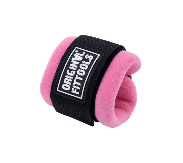 Ремень для тренировки мышц бедра и ягодиц регулируемый розовый (F0-кольцо)