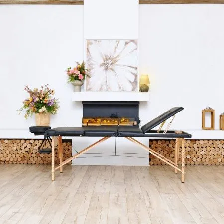 Массажный стол DFC NIRVANA Relax Pro, цвет чёрный