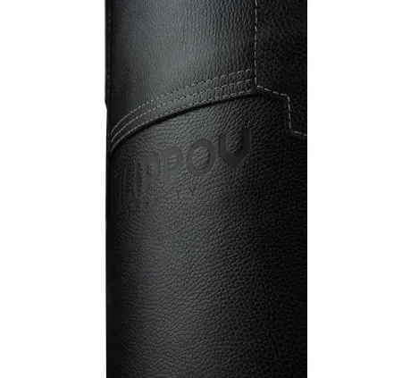 Боксёрский мешок FILIPPOV Ø40 кожа (Черный) -  110см/40см/43-45кг