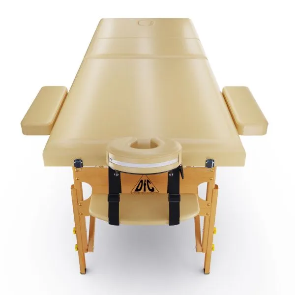 Массажный стол DFC NIRVANA, Relax Pro , дерев. ножки, цвет бежевый (Beige)