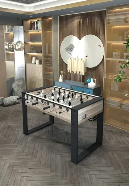 Настольный футбол кикер Pride беленый дуб