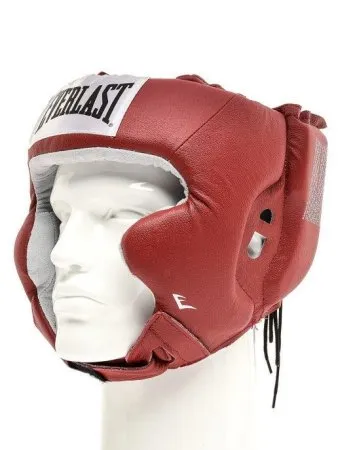 Шлем с защитой щек Everlast USA Boxing Cheek Красный L
