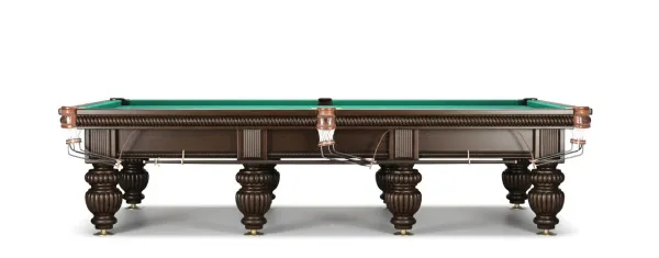 Бильярдный стол для русской пирамиды Weekend "Tower" 12 футов, борта ясень (черный орех)