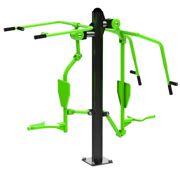 S-1056 Уличный тренажер Тяга Сверху - Жим от груди ZAVODSPORTA