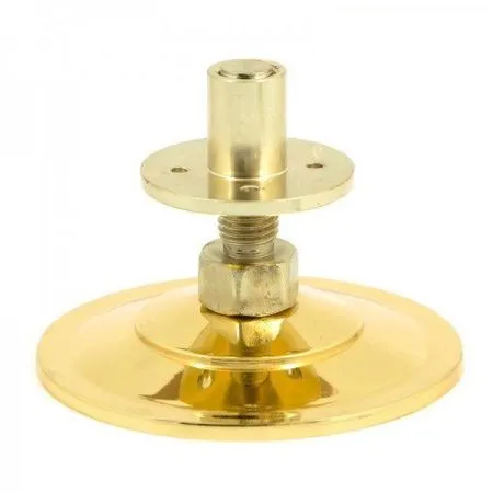 Опора регулируемая для бильярдного стола (пирамида, латунь D14 см)