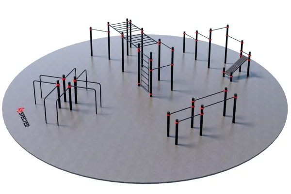 Проект "Дворовая площадка для Воркаут 2-2"