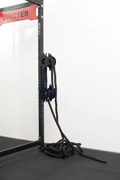 Канатный тренажер "Двойная бочка" с канатом (20м)