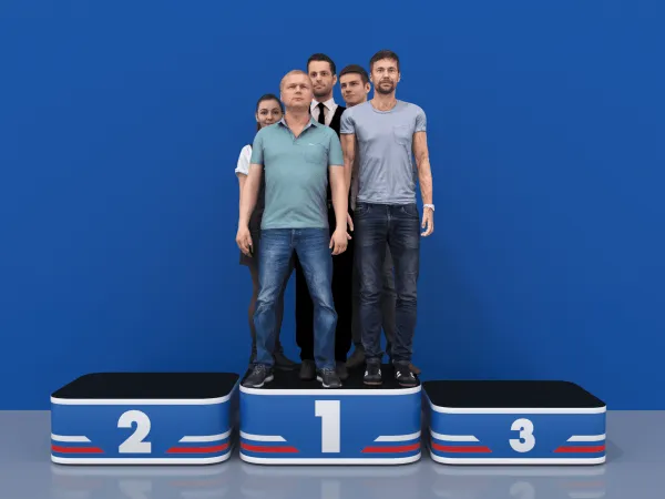 Пьедестал (ПРО) Матрешка 1012х812мм (закругленный)