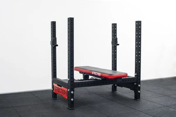 Стойки с горизонтальной скамьей для жима лежа STECTER