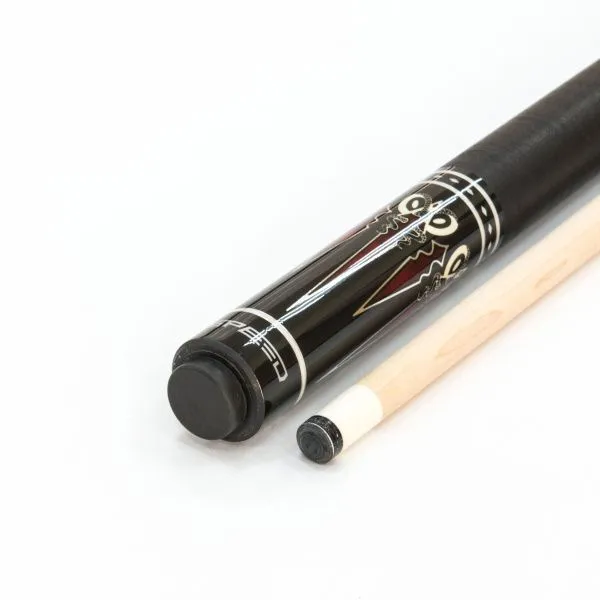 Кий / пул 2-pc "Classic Speed-1" (черный) с оплеткой ирландский лен