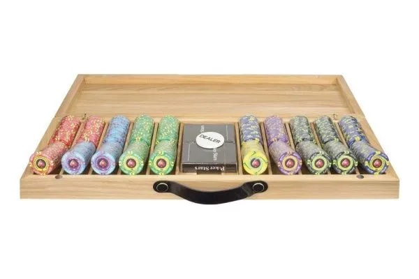 Набор для покера EPT Ceramic на 500 фишек в кейсе из ясеня v2, Partida