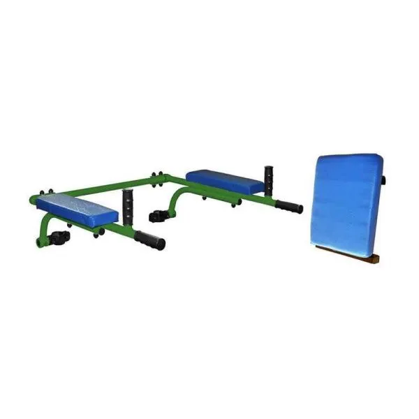 Брусья откидные со спинкой для ДСК Юный Атлет (зеленый)