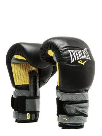 Перчатки на липучке Everlast Pro Leather Strap 
