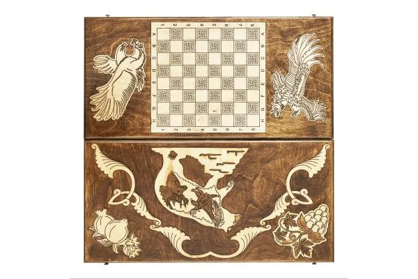 Нарды резные "Дикий мир", Ustyan