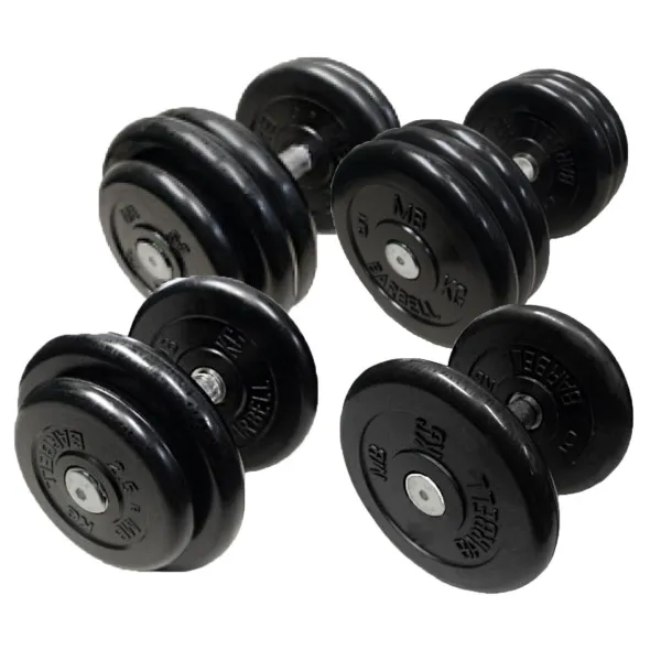 Гантельный ряд от 3,5 кг до 38,5 кг.