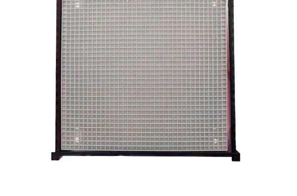 Лампа плоская светодиодная "Turnus" (махагон, серебристый отражатель, 305х66х10см)