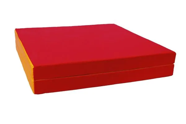 Мат № 10 КМС (100 х 150 х 10) складной 1 сложение красно/жёлтый