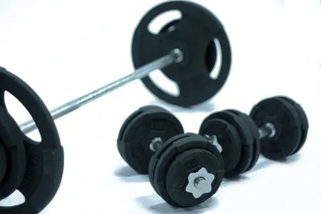 Комплект штанга и гантели MironFIt чугунный 95 кг