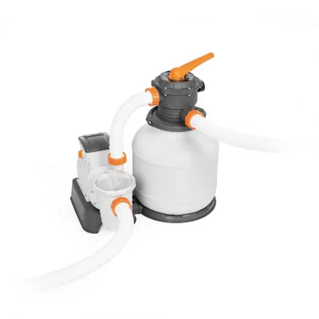 Каркасный бассейн Bestway Power Steel 5612B (640x274x132см, с фильтр-насосом, лестницей и тентом)