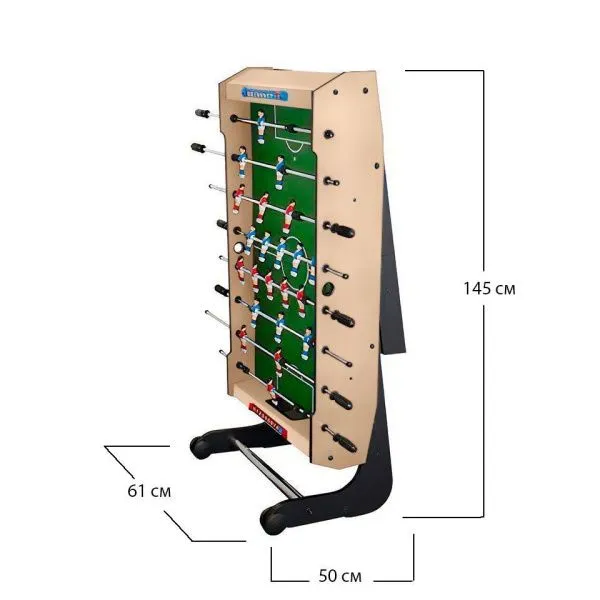 Настольный футбол кикер Maccabi Mini светлый складной