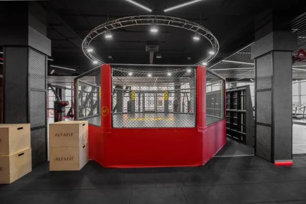 Октагон TARGEX на помосте высотой 1 м