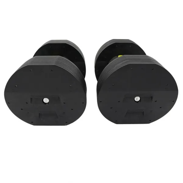 Гантель регулируемая MX Select MX-85, эргономичная рукоять, вес 5.6-38.6 кг, 2 шт со стойкой