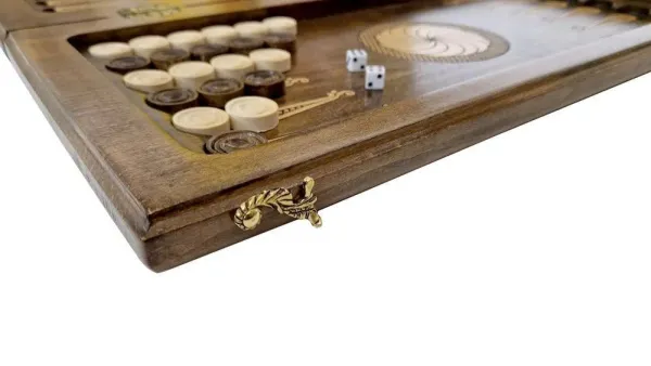 Шахматы + нарды резные "Лоза" 50, Ustyan