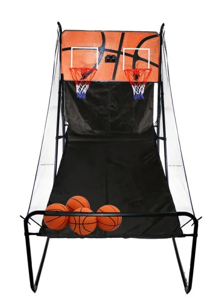 Баскетбольная электронная стойка с двумя 
кольцами